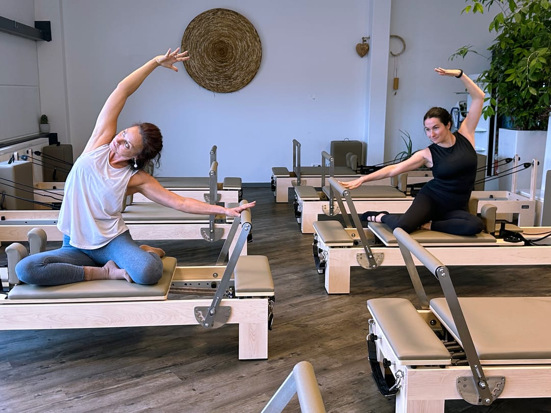 Pilates auf dem Reformer im Bealance-Studio