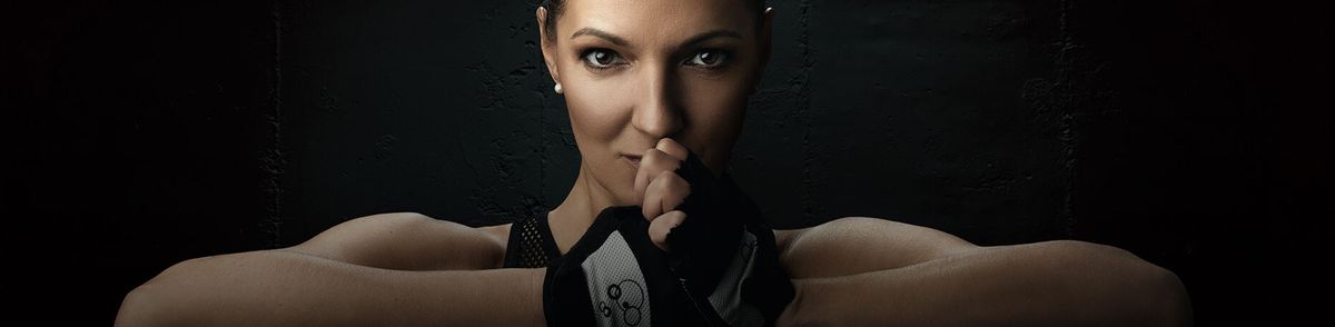 Anja Becker vom Evolution Fitness Club, bereit zum Training