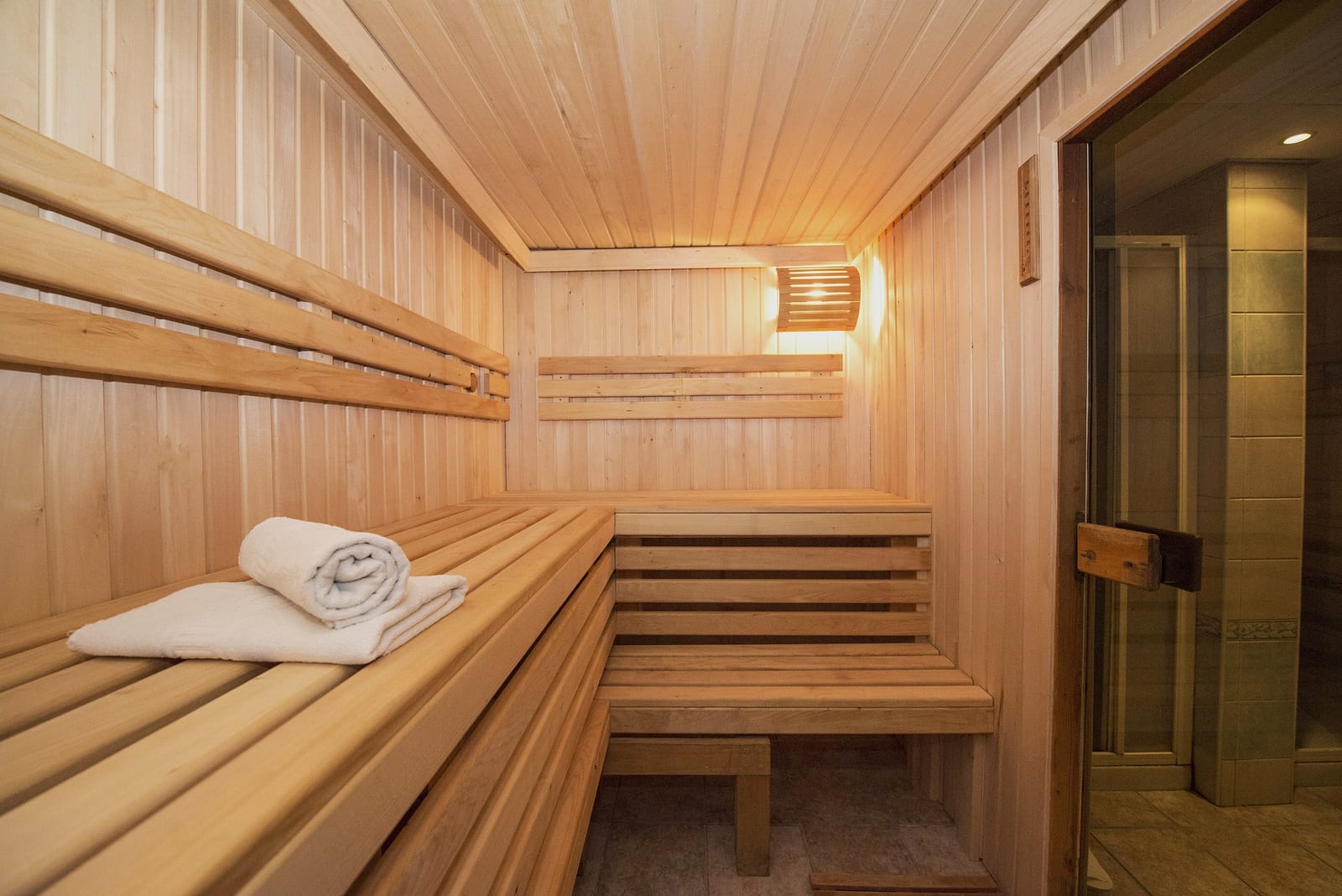 Sauna im Fitline Sportstudio Bühl
