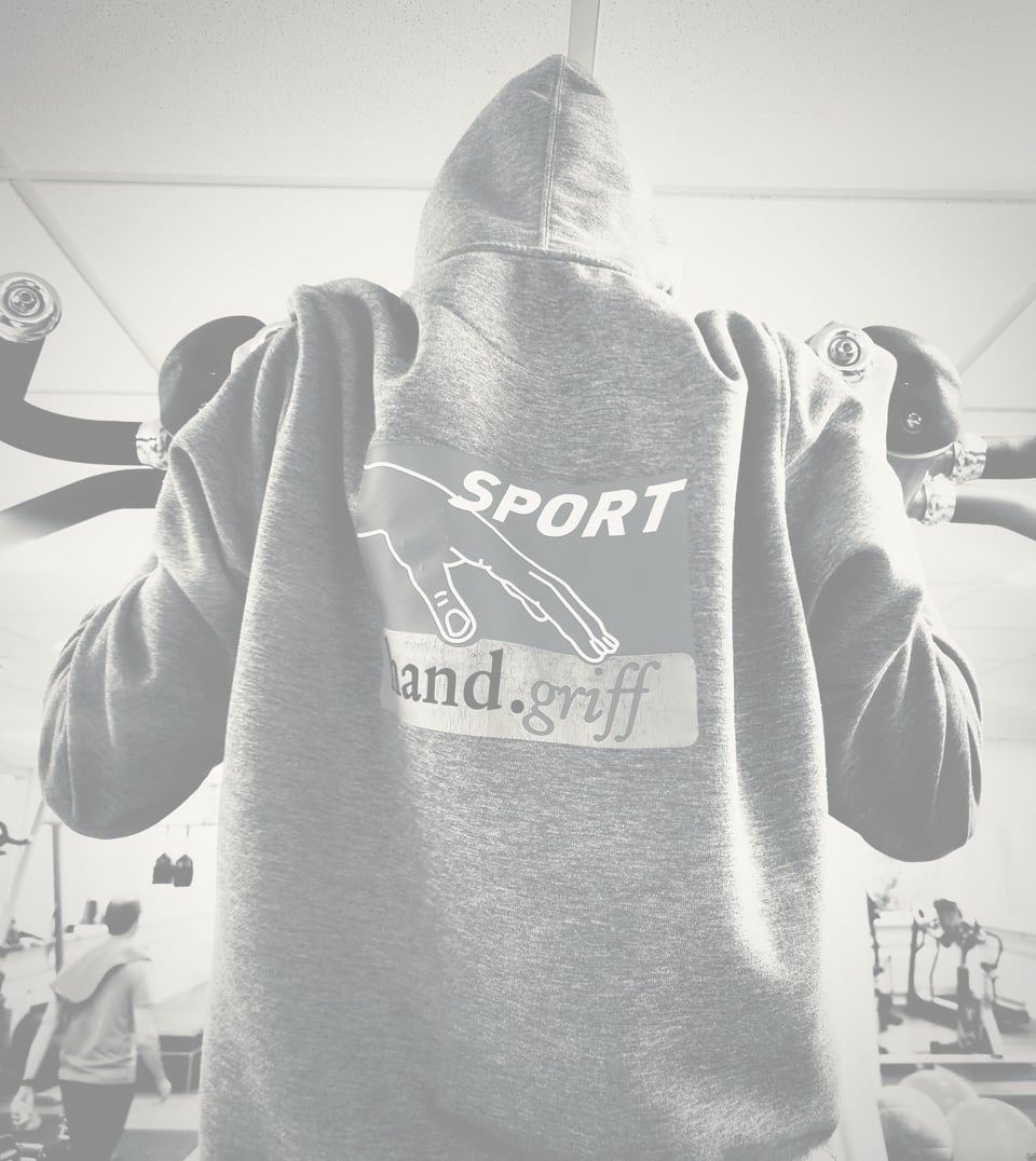 hand.griff SPORT Hoodie im Studio