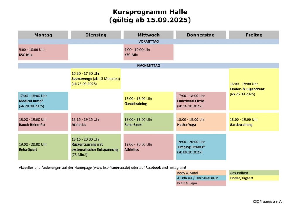 KSC Frauenau — Trainingshalle