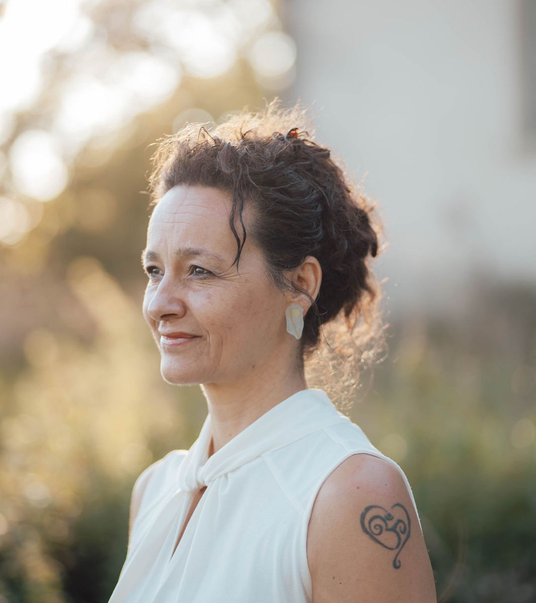 Michaela Rohrbach im Golden-Hour-Licht