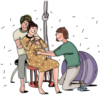 Illustration: Geburt bei Terra Alta